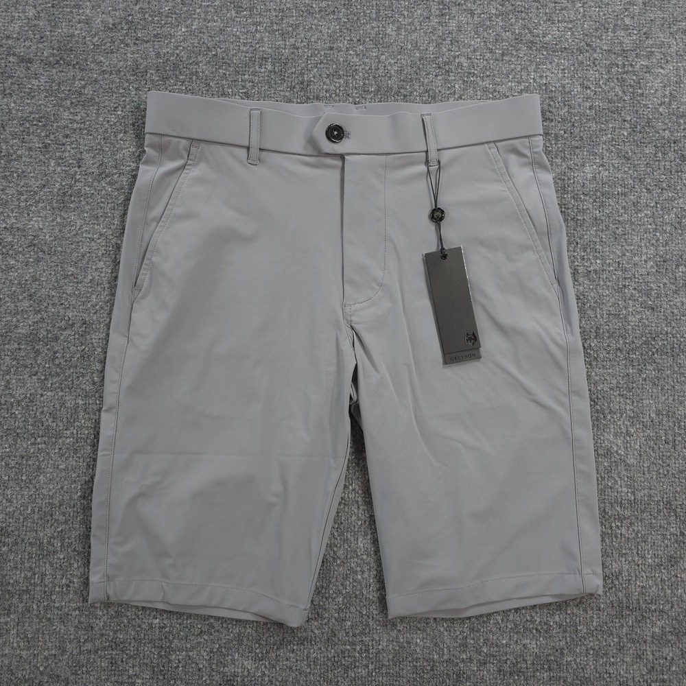 Greyson Shorts Mens 30 Gray Montauk Performance Golf Stretch Lightweight NEW
